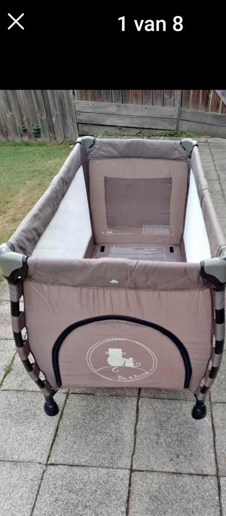 Kinderbedje tot  4 j van premaman aubergine kleurig, Kinderen en Baby's, Ophalen, Reisbedje