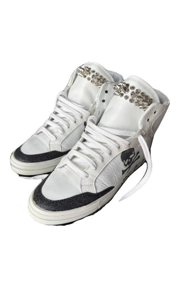 Philipp Plein sneakers, Ophalen, Wit, Zo goed als nieuw, Sneakers