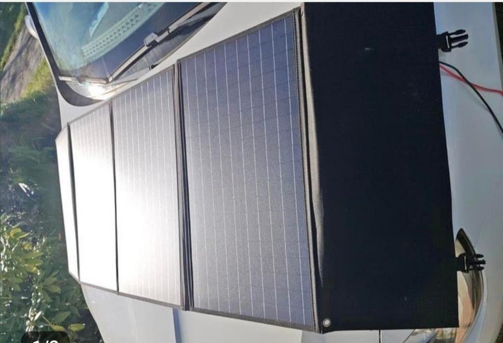 Zonnepaneel 140 watt vouwbaar, Caravans en Kamperen, Ophalen