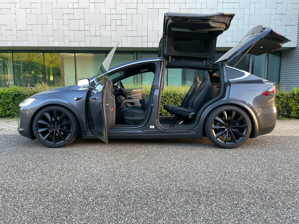 Tesla Model X 100D (EV Accu 2025!) 22" Autopilot / nov 2018, Auto's, Automaat, Model X, Elektrisch, Trekhaak