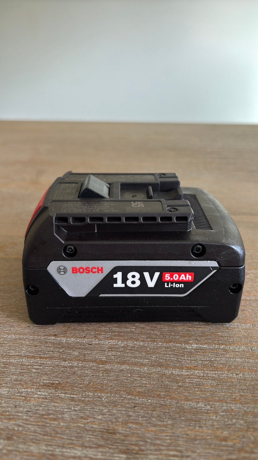 Bosch Accu 18v 5.0 Ah, Doe-het-zelf en Bouw, Ophalen, Zo goed als nieuw