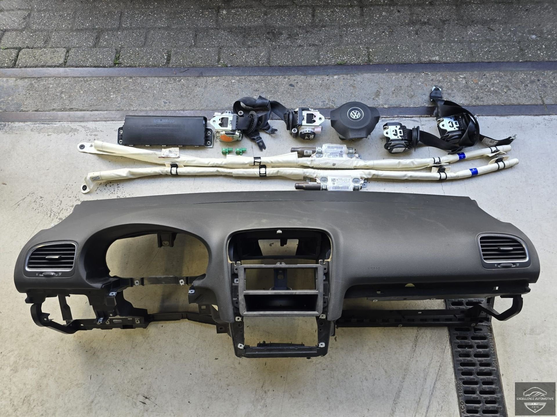 VW Golf 6 2009-2013 Airbagset Airbag Set Dak Hemel Airbag Co, Gebruikt, Volkswagen, Volkswagen AG, Vw@volkswagen.de