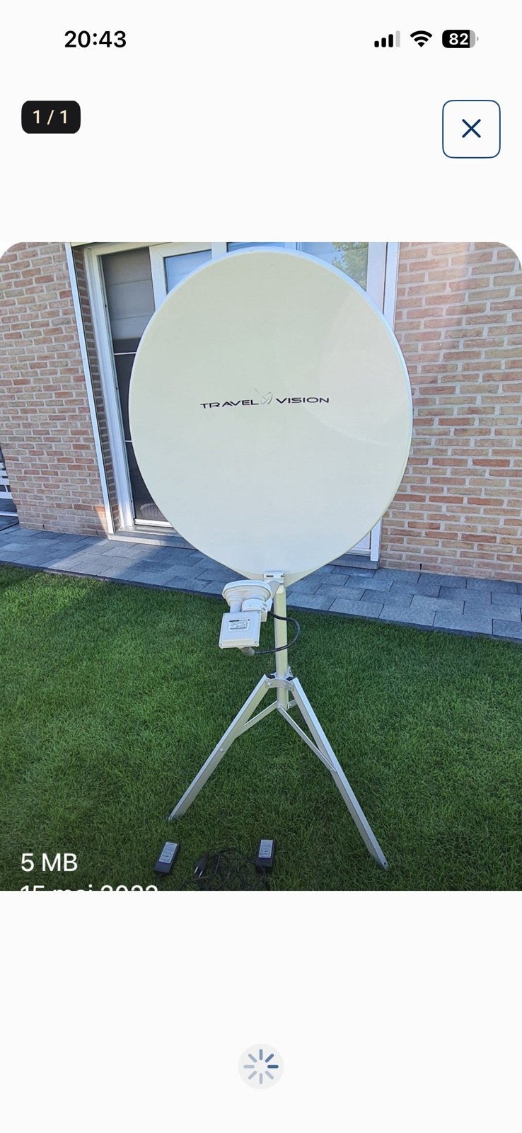 Satelliet schotel, TV, Hi-fi & Vidéo, Enlèvement, Comme neuf