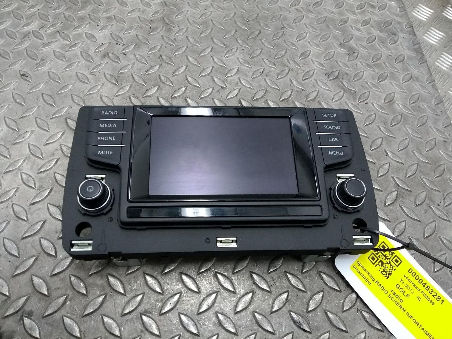 VOLKSWAGEN GOLF RADIO 5G0919605 2013, Auto-onderdelen, Ophalen of Verzenden, Gebruikt, ARN erkend