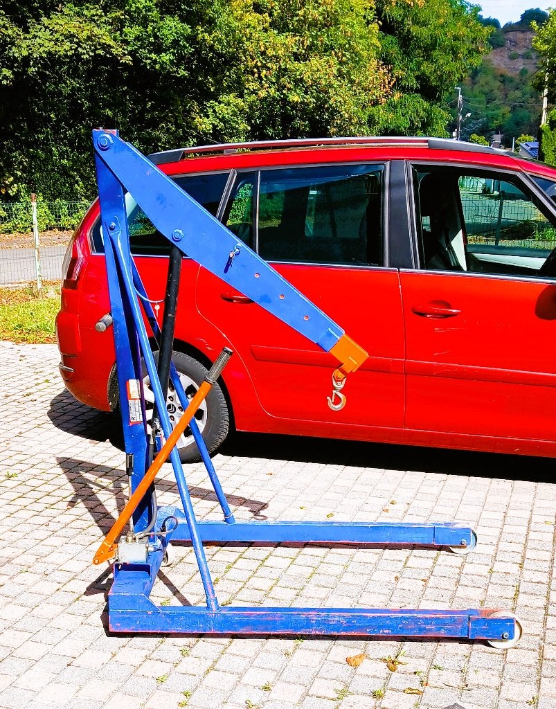 grue , girafe, atelier, garage