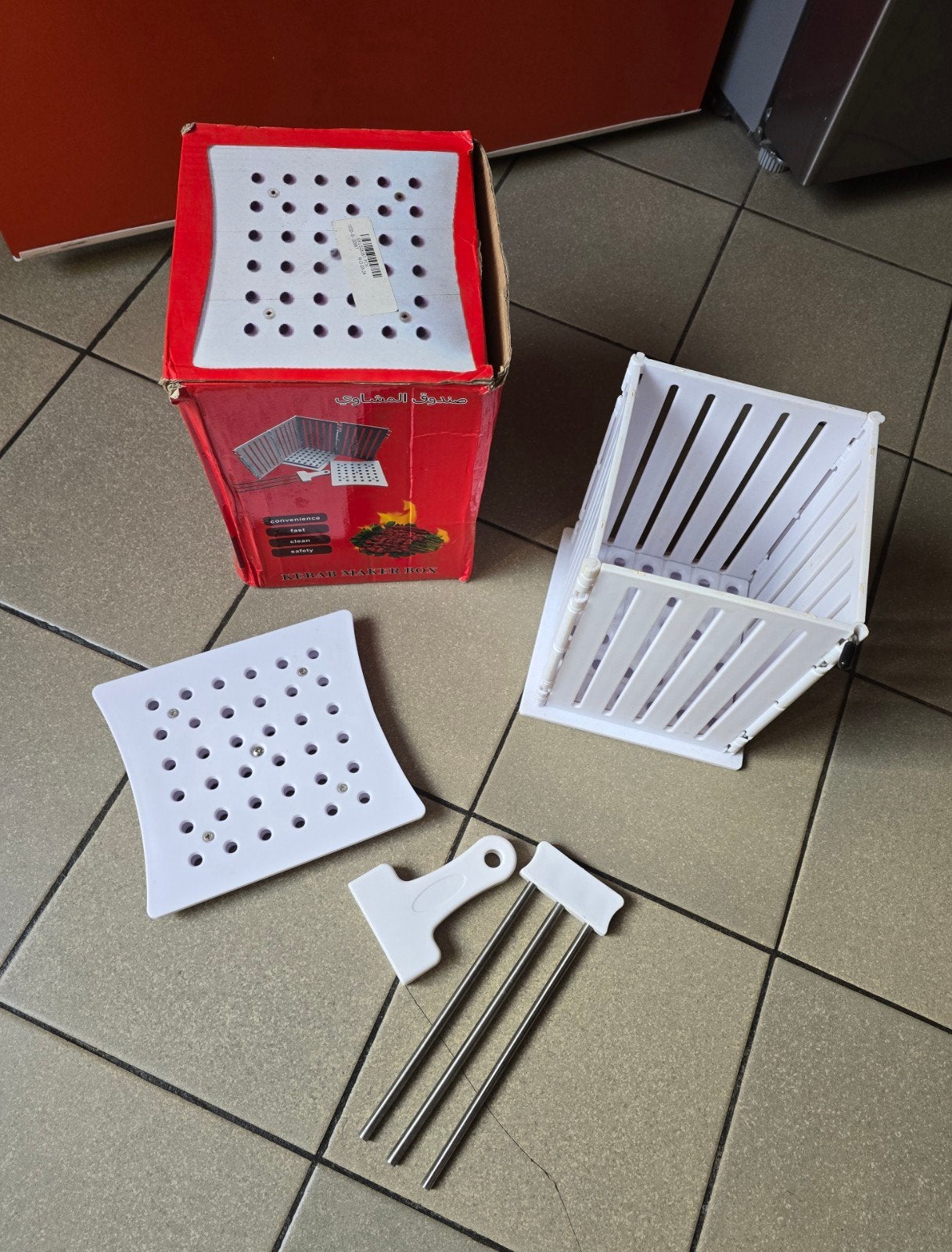Appareil à brochettes, arrosticini, Kebab, Enlèvement, Neuf, dans son emballage, Boulangerie et Boucherie