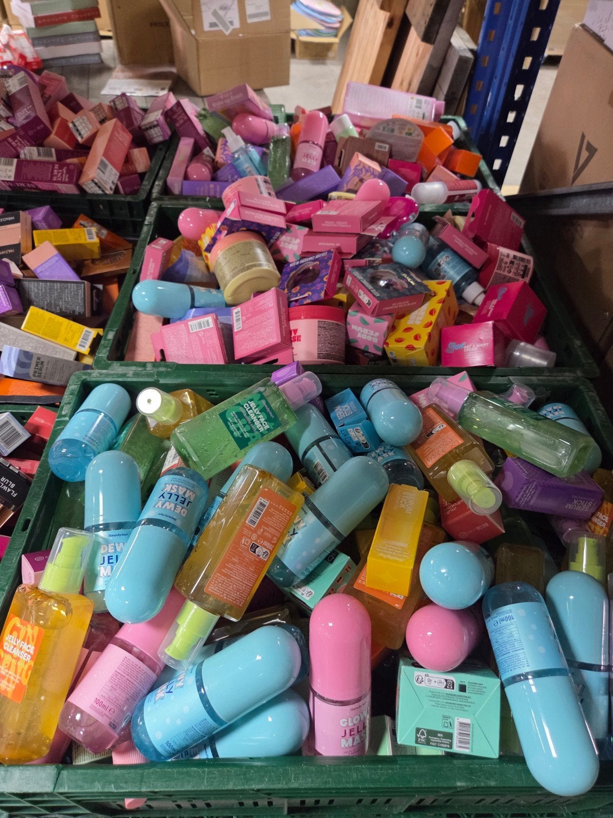 Partij cosmetica, Diversen, Ophalen