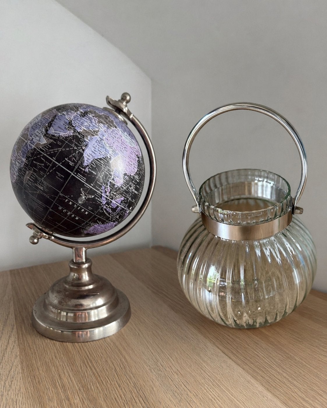 Accessoires divers pour la maison Globe, lampe à vent, Maison & Meubles, Enlèvement ou Envoi, Comme neuf, Verre, Moderne