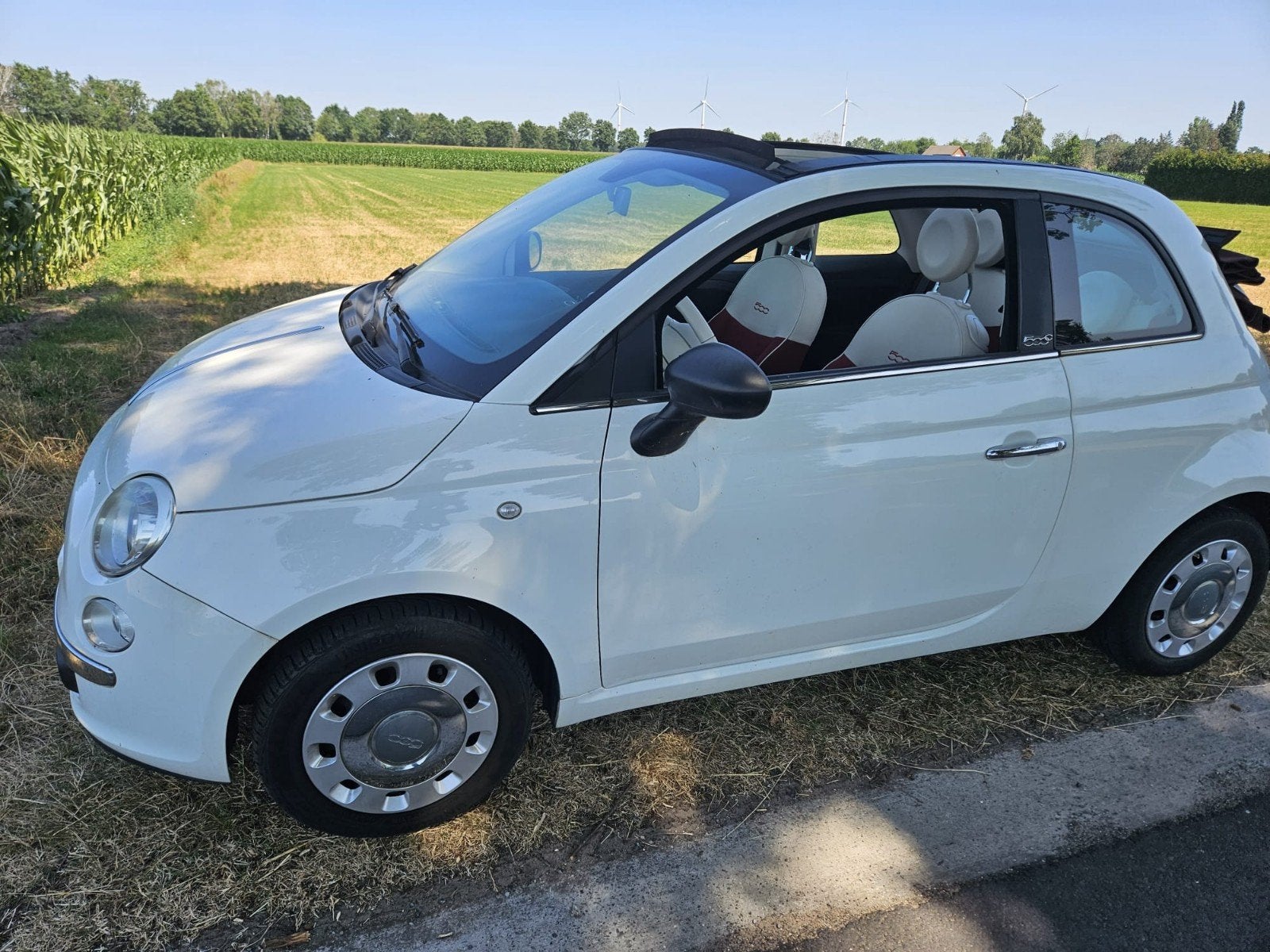 Fiat 500 Cabrio, Voorwielaandrijving, Stof, 4 cilinders, Cabriolet