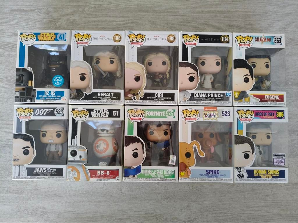 Funko Pop lot (10 stuks), Ophalen of Verzenden