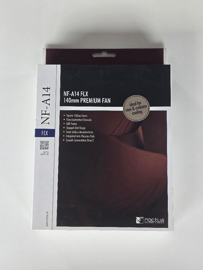 Noctua NF-A14 FLX 140 mm premium fan (4 beschikbaar), Computers en Software, Computerkoelers, Ophalen of Verzenden, Nieuw, Luchtkoeling