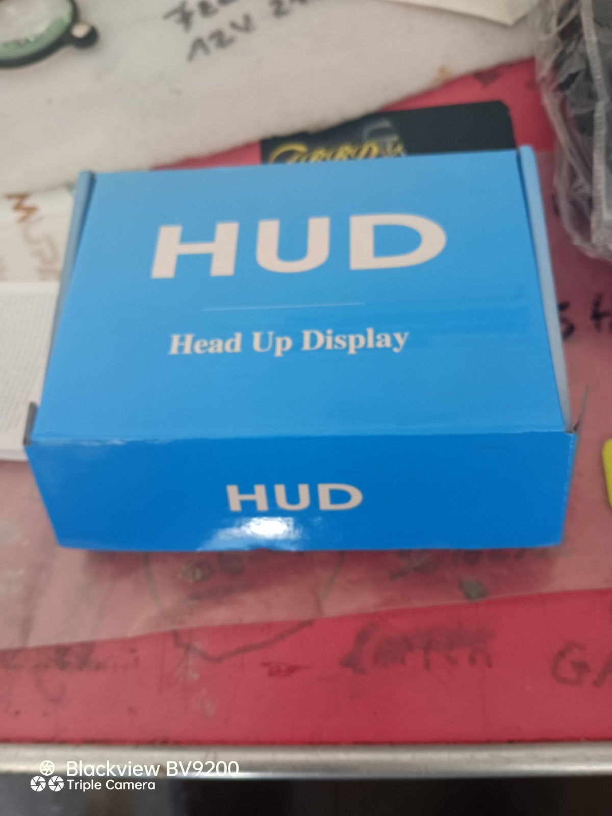 klein HUB Head UP-scherm, Ophalen