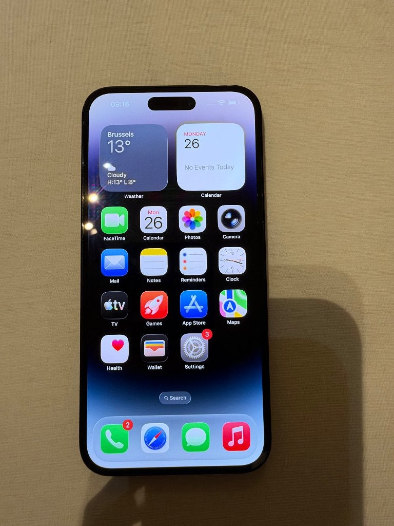 IPHONE 14 pro max 256GB, Gebruikt, 75 %, Zwart, Zonder simlock
