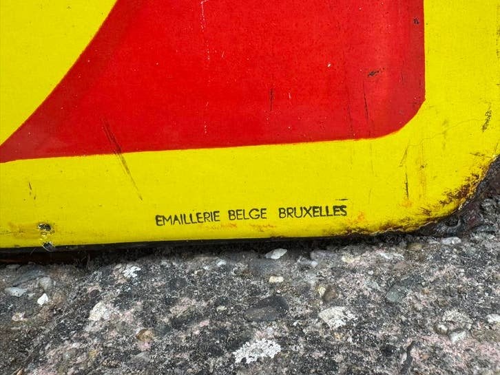 Vintage Coca-Cola Emaille Reclamebord - IJskoud, Antiek en Kunst, Antiek | Email