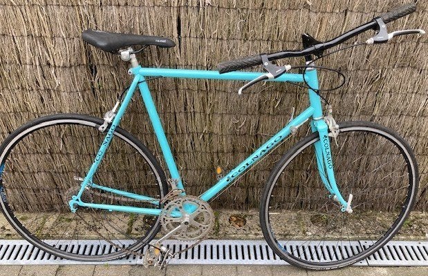 Vintage-Oude-Koersfiets-Colnago-lichtblauwe kader-origineel, Ophalen, Gebruikt, Overige typen