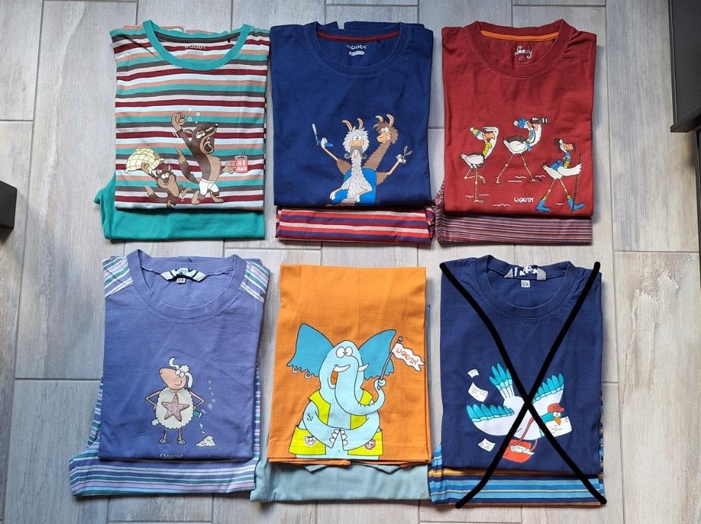 ★ M152 - Woody Pyjama's, Kinderen en Baby's, Nacht- of Onderkleding, Gebruikt, Ophalen of Verzenden, Jongen