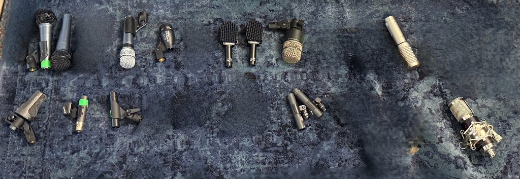 Diverse Studio en Live Microfoons (Shure, Rode, EV, e.a), Muziek en Instrumenten, Microfoons, Ophalen, Gebruikt, Instrumentmicrofoon