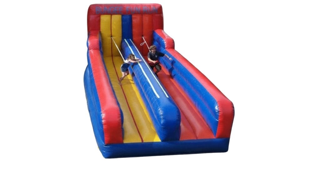 Te Huur Bungee Run 8x3m, Hobby en Vrije tijd, Ophalen, Zo goed als nieuw