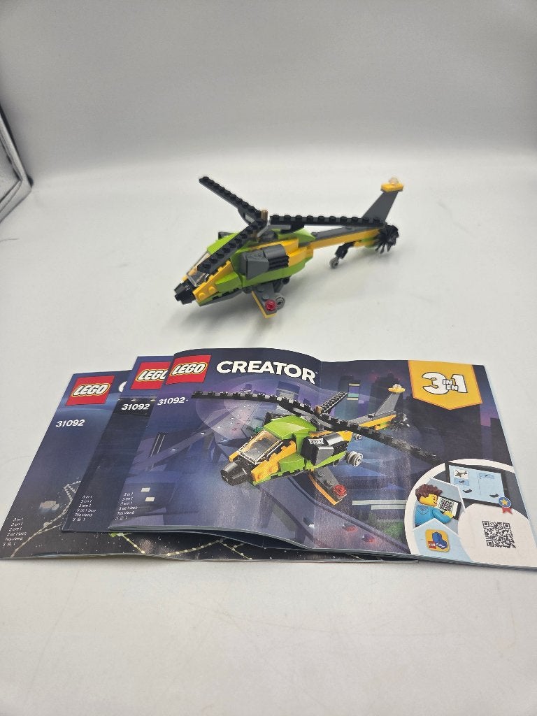 Lego Creator 31092 Helicopter Adventure, Kinderen en Baby's, Speelgoed | Duplo en Lego, Zo goed als nieuw, Lego, Complete set