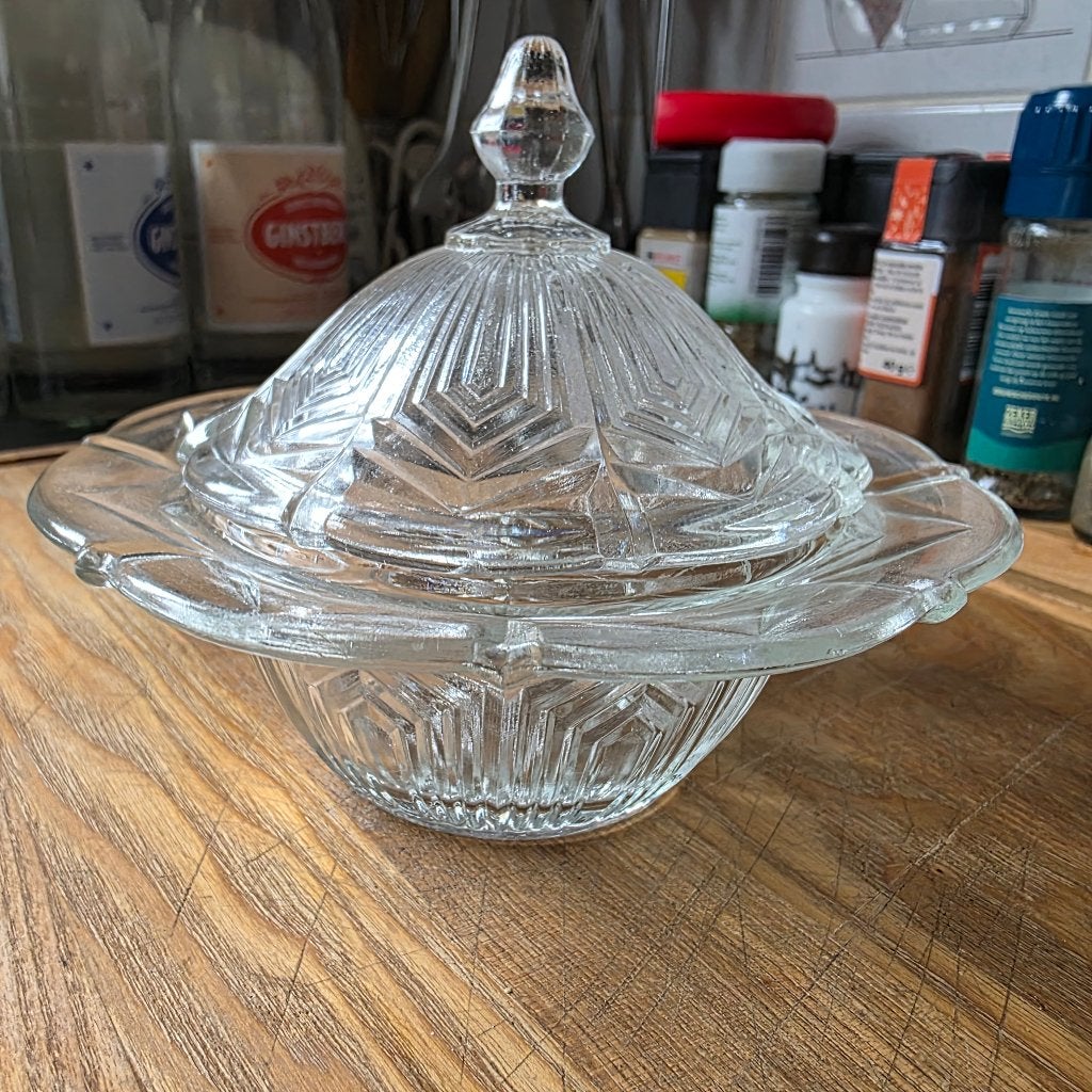 MOOIE DECORATIEVE PRALINEPOT MET DEKSEL, Antiek en Kunst, Ophalen of Verzenden