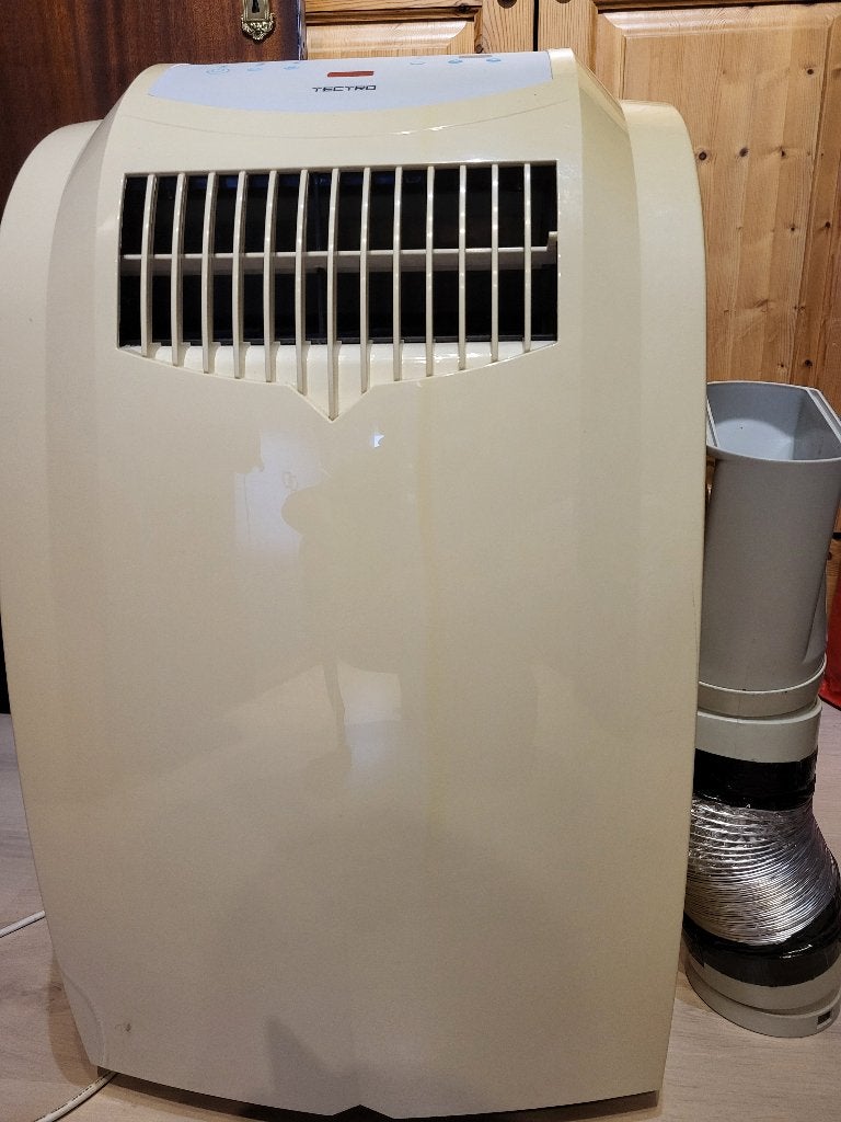 Mobiele airco Tectro TP25, Elektronische apparatuur, Airco's, Ophalen, Timer, 3 snelheden of meer, Gebruikt