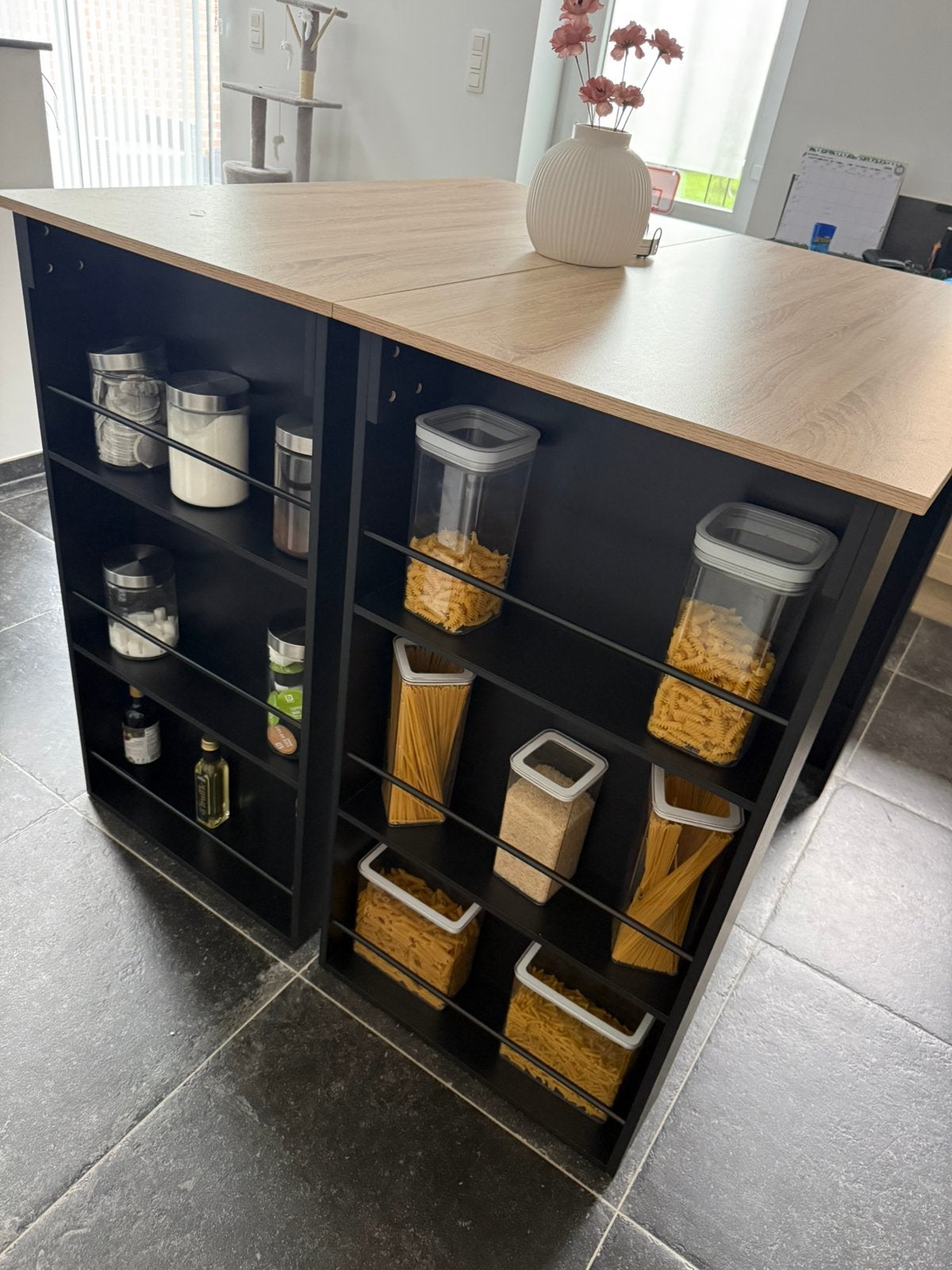 Table haute ( 2 pieces), Maison & Meubles, Enlèvement, Comme neuf