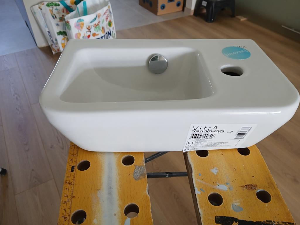 Handwassertje voor toilet, Ophalen, Zo goed als nieuw, Wasbak of Wastafel