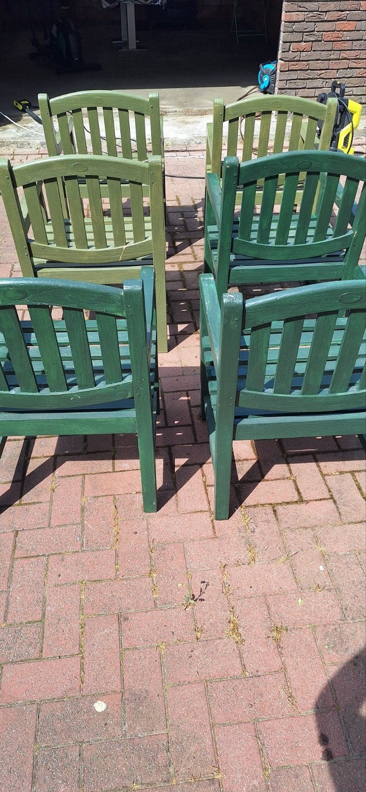 Tuin stoelen, Ophalen