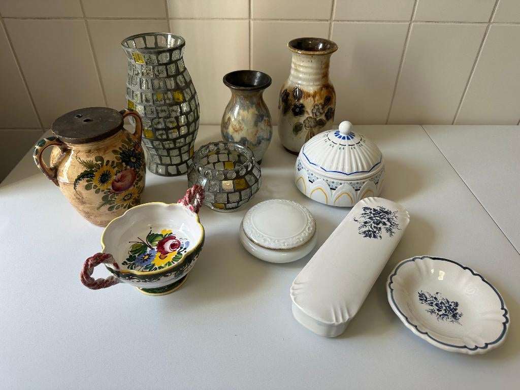 Decoratie allerlei - 10 stuks, Diversen, Rommelmarktspullen, Ophalen