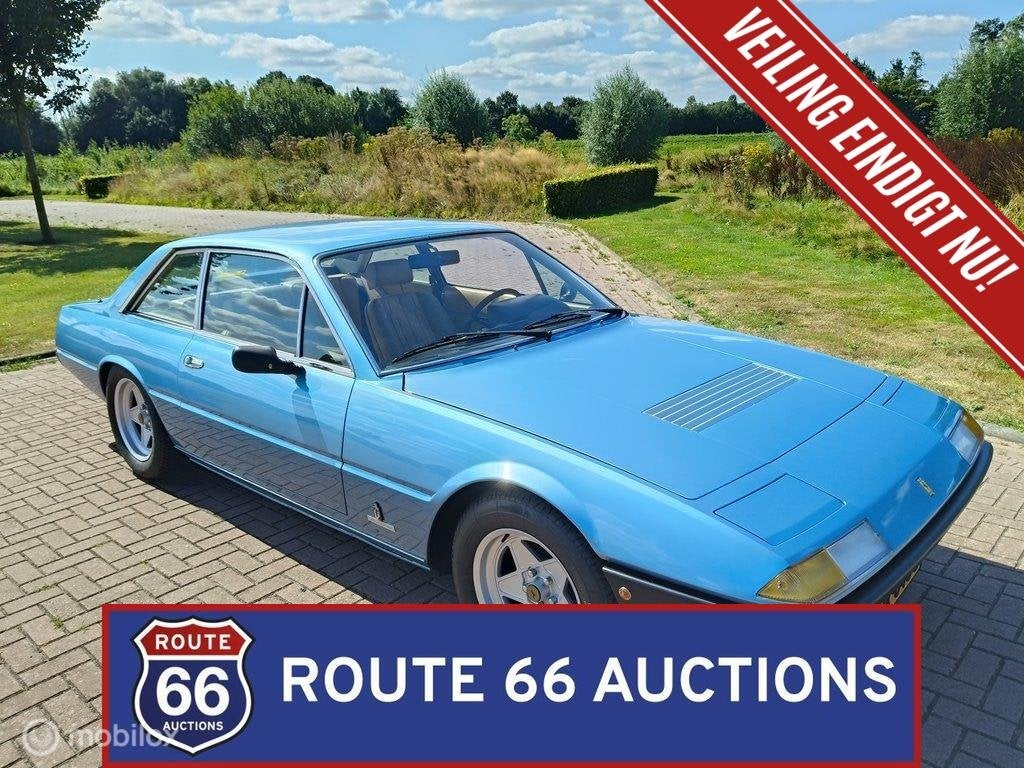 Ferrari 400i Automatic | 1981 | Route 66 Auctions, Auto's, Zwart, Bedrijf, Handgeschakeld, Overige carrosserie