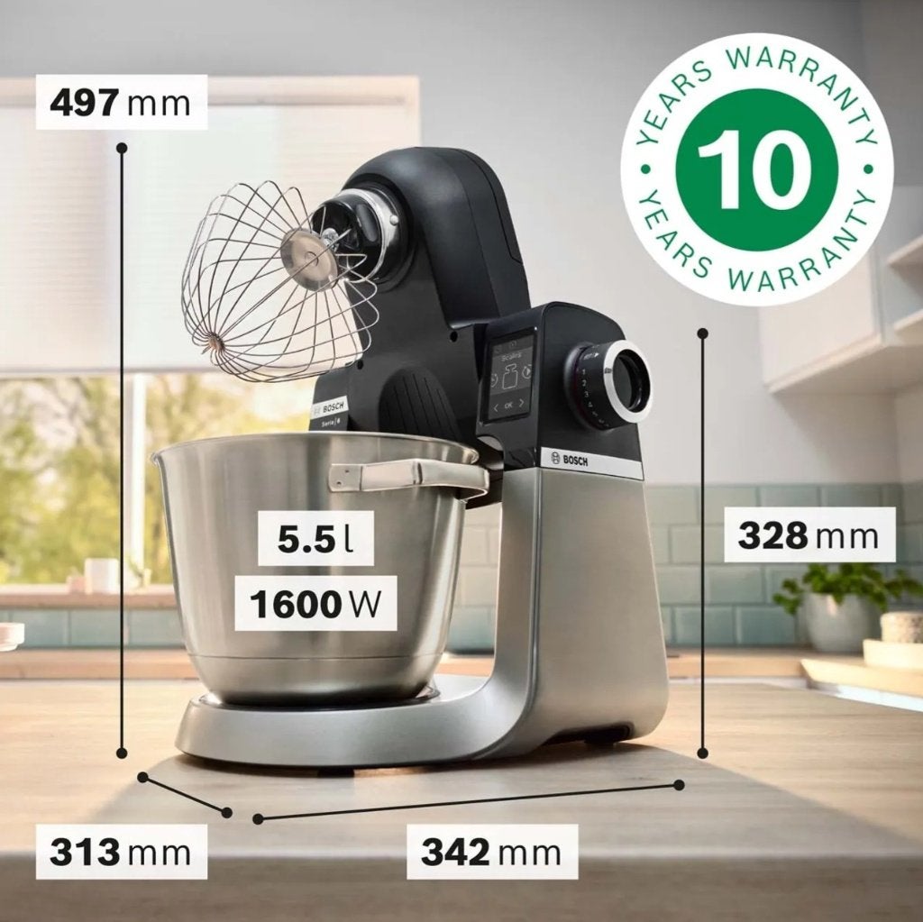 Bosch Keukenrobot Serie 6 MUMS6ZS00, Overige typen, Zilver, Ophalen of Verzenden, Zo goed als nieuw