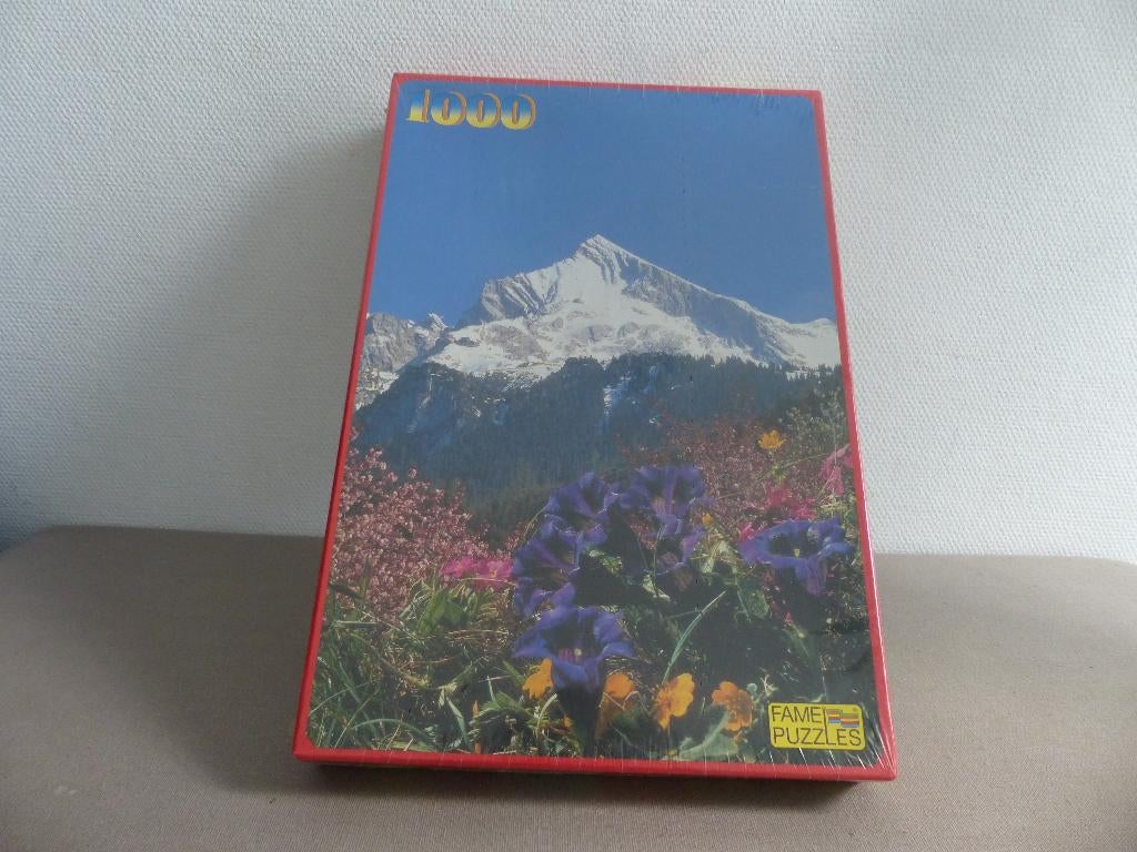 Puzzle des Alpes - 1000 pièces, Enlèvement ou Envoi, 500 à 1500 pièces, Comme neuf, Puzzle