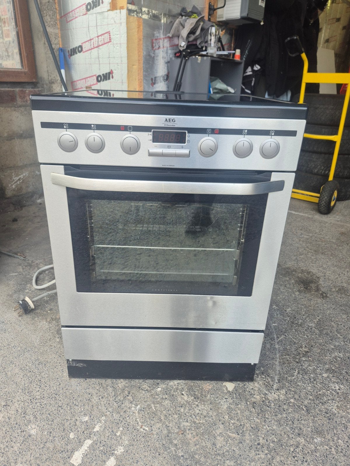 Cuisinire électrique AEG 41056VI-MN, Elektronische apparatuur, Fornuizen, Ophalen, Gebruikt, Tussenbouw, Grill