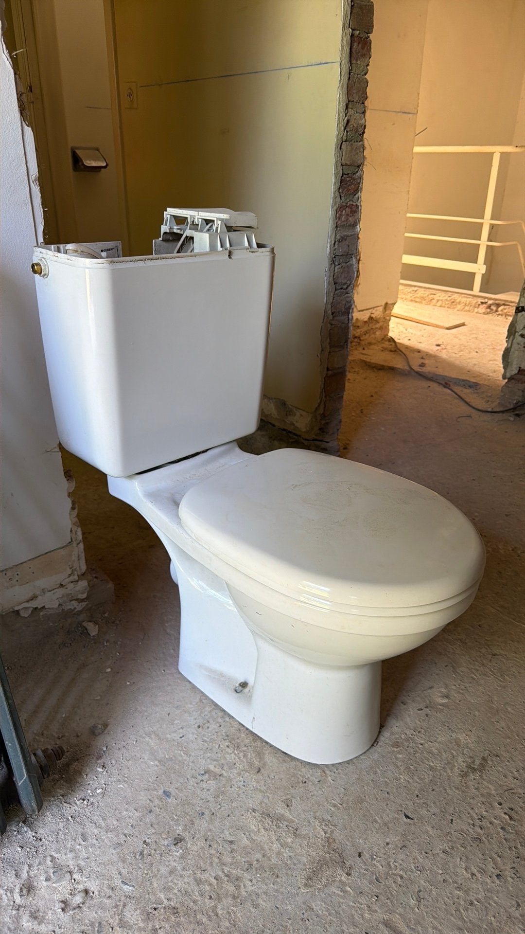 Wc, Enlèvement, Utilisé, Toilettes