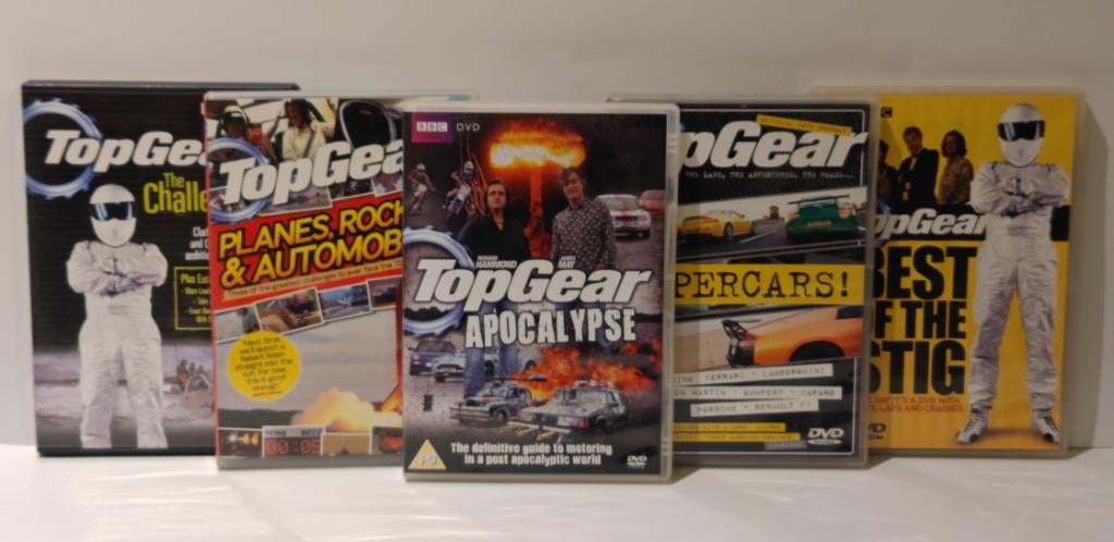Top Gear 5 DVD Bundel Challenges Supercars Humor BBC Stig, Cd's en Dvd's, Alle leeftijden, Ophalen of Verzenden, Zo goed als nieuw