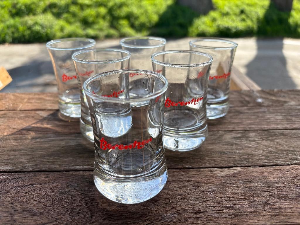 Verres à gin Berentzen, Collections, Verres & Petits Verres, Enlèvement ou Envoi, Comme neuf, Verres et Verres à shot