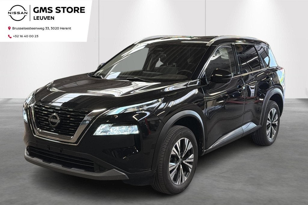 Nissan X-trail MHEV-Aut-7pl-Carplay-Gps-Airco-360Cam, Stof, Gebruikt, 120 kW, Bedrijf