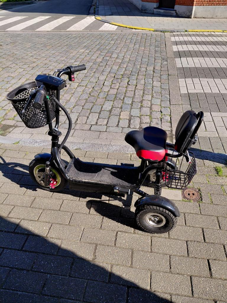 Elentice drie wieler, Ophalen