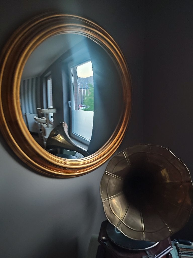 Spiegel, Huis en Inrichting, Woonaccessoires | Spiegels, Ophalen, Rond, Nieuw, 75 tot 100 cm