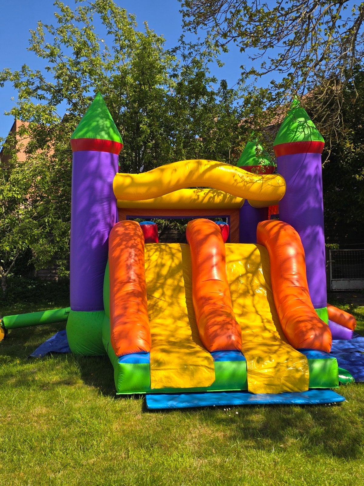 Location château gonflable double toboggan, Hobby & Loisirs créatifs, Enlèvement ou Envoi