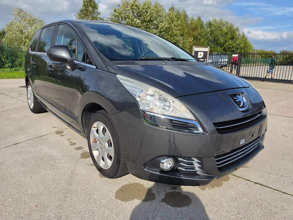Peugeot 5008 1.6i 2011 5 Pers Airco + Garantie, Autos, Achat, Entreprise, Boîte manuelle, Noir