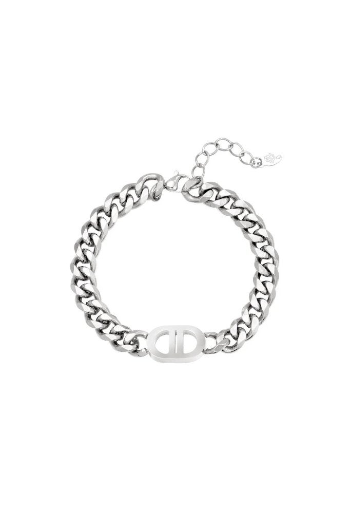 Armband The Good Life Zilver Stainless Steel, Enlèvement ou Envoi, Neuf, Gris, Argent