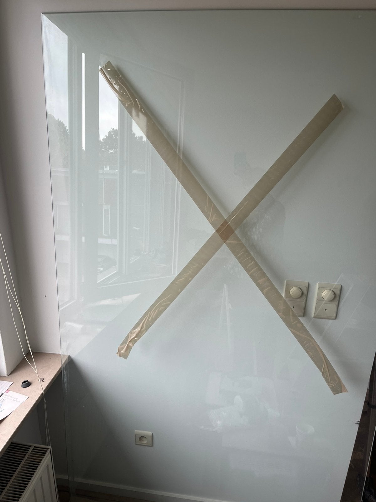 Glas douche 150x200, Huis en Inrichting, Badkamer | Complete badkamers, Ophalen, Zo goed als nieuw