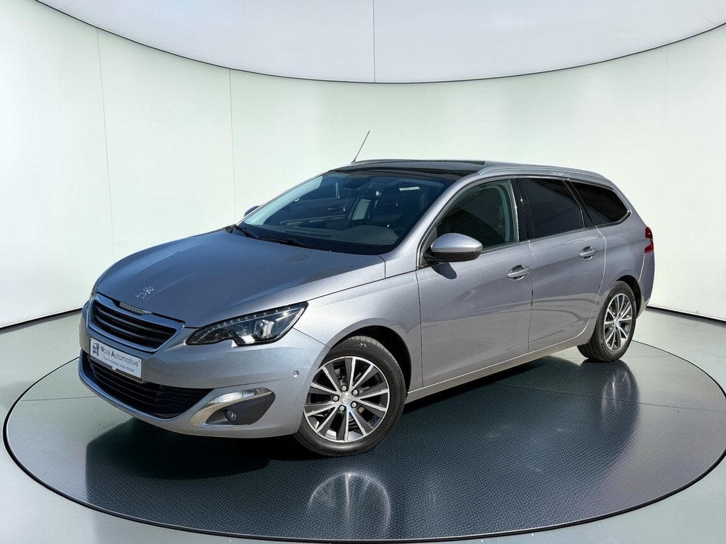 Peugeot 308 SW Allure Autom, Camera, Pano, LED, Leder, Full, Gebruikt, 5 deurs, Zilver of Grijs, https://public.car-pass.be/vhr/8efd5dce-175c-474a-9c63-6bedb7557829