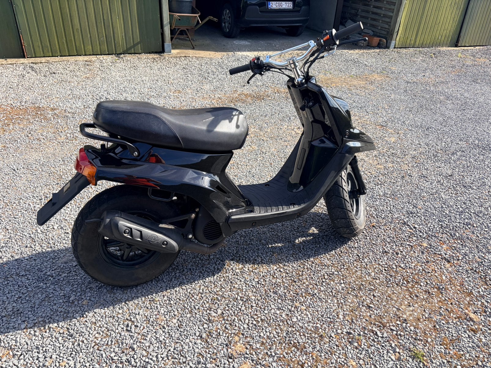 Yamaha booster spirit klasse A in nieuwstaat !, Fietsen en Brommers, Ophalen, Nieuw, Klasse A (25 km/u), 49 cc