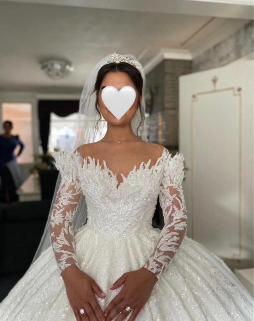 Robe de mariée, robe de mariée, Vêtements | Femmes, Enlèvement ou Envoi, Comme neuf, Blanc, Robe de mariée
