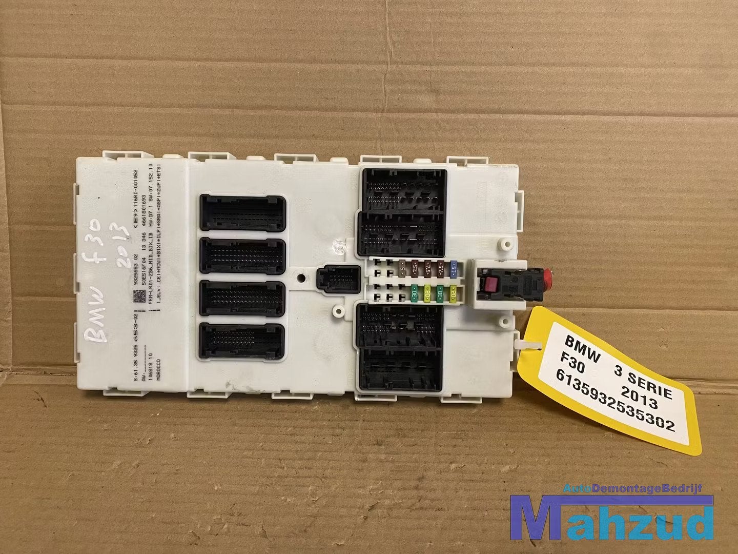 BMW 3 SERIE F30 BCM Boordnet module 932565302 6135932565302, Petuelring 130
80788  Munich, DE, Info@bmw.de, Utilisé, BMW