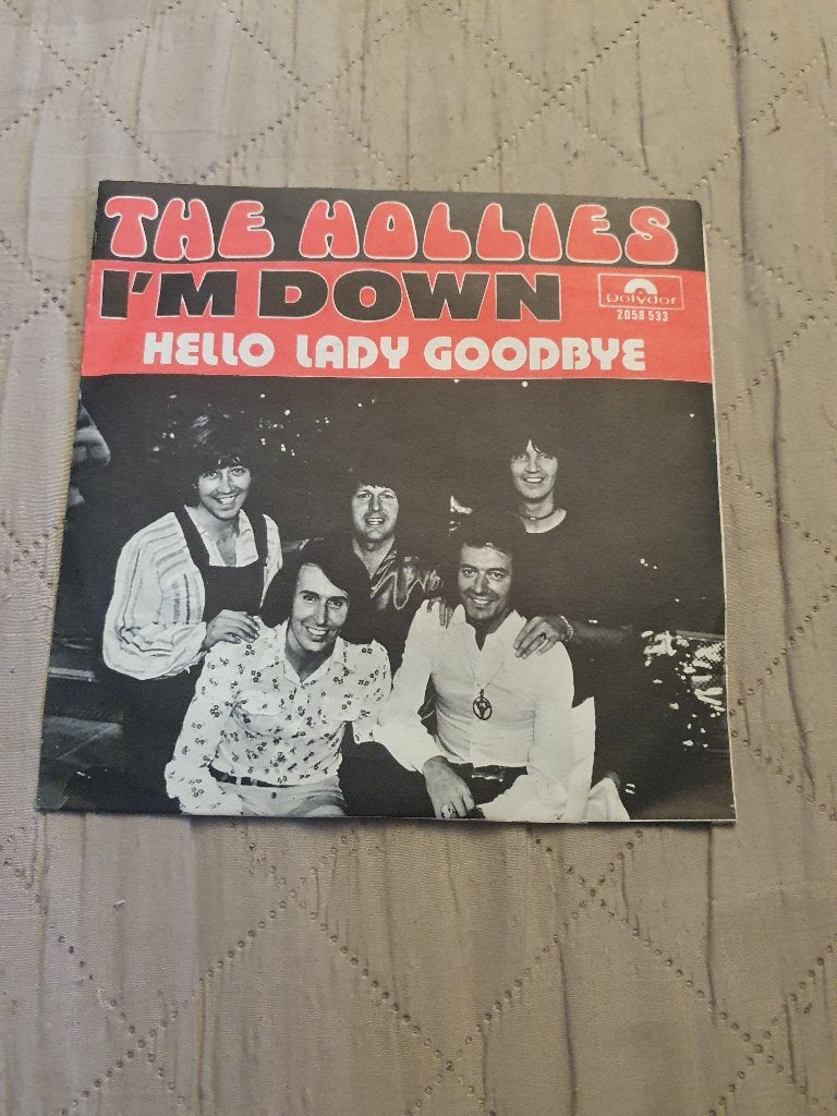 S - The Hollies – I'm Down - 1974, Cd's en Dvd's, 7 inch, Ophalen of Verzenden, Zo goed als nieuw, Pop