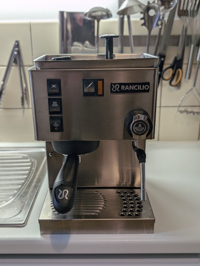 Te koop Rancilio professionele koffiemachine, Elektronische apparatuur, Koffiezetapparaten, Ophalen, Espresso apparaat, 10 kopjes of meer