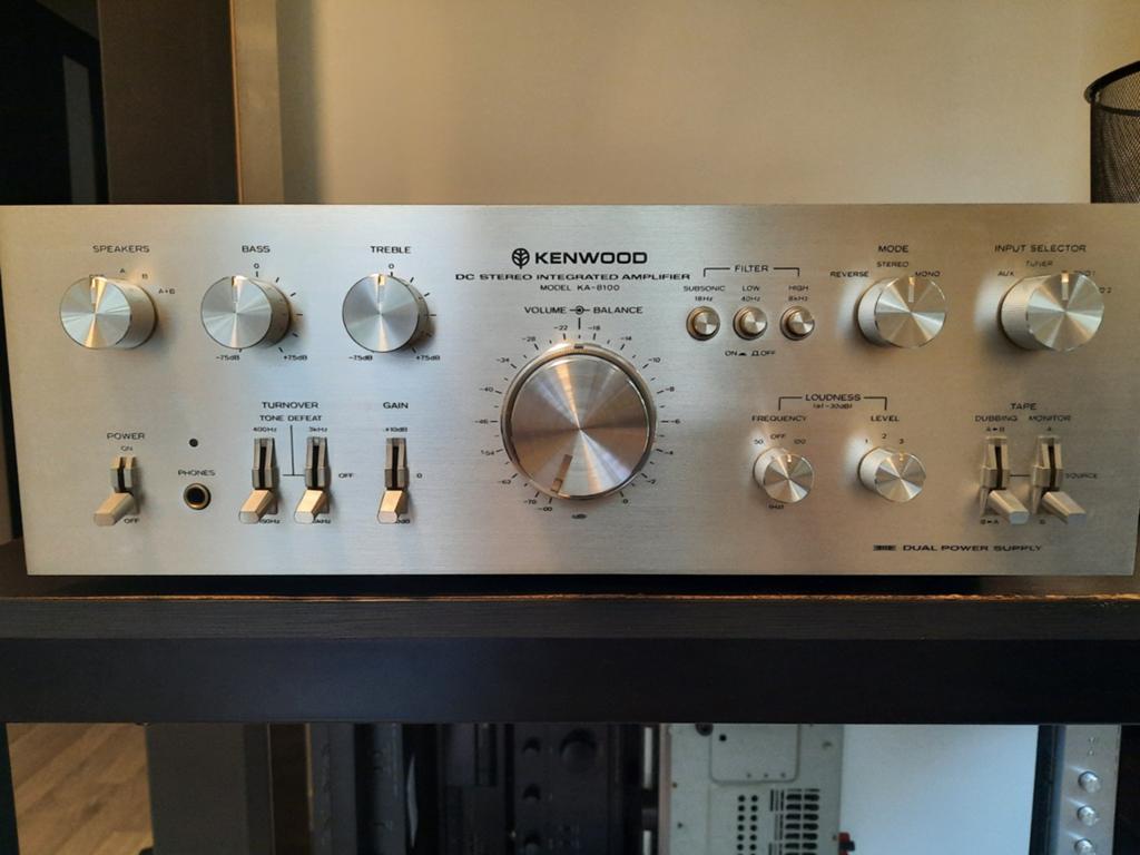 Kenwood KA-8100 DC Stereo Integrated Amplifier (1977-79)., Audio, Tv en Foto, Versterkers en Ontvangers, Ophalen, Gebruikt, Stereo